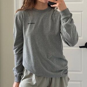 Patagonia Gray Long Sleeve T-shirt